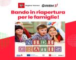 MISURA NIDI GRATIS – RIAPERTURA PRESENTAZIONE DOMANDE PER IL SOSTEGNO DELLA FREQUENZA DEI SERVIZI EDUCATIVI PER LA PRIMA INFANZIA PER L’ANNO EDUCATIVO 2024/2025