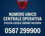 Un numero unico per la Polizia Locale Unione Valdera - Dal 1° giugno sarà sufficiente comporre il numero 0587299900 per contattare i Comandi di tutti gli otto Comuni. Sei mesi di transizione per abituarsi alla novità.